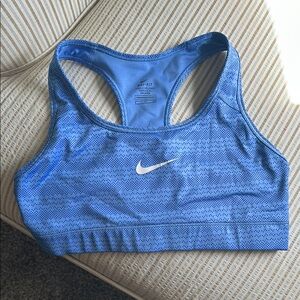 Nike Women's Dri-FIT Blue Sports Bra